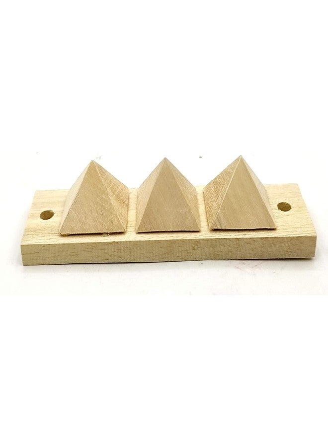 Plus Value Authentic Shriparni Wooden Pyramid Strip for Vastu Dosh Nivaran | Toilet & Bathroom Defects Remedy | Negative Energy Protection | Home Office Vastu Correction Tool | Original | Ready to Use - Image 1